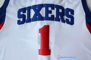 Maillot NBA Pas Cher Philadelphia Sixers Michael Carter Williams 1 Blanc