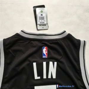 Maillot NBA Pas Cher Brooklyn Nets Jeremy Lin 7 Noir