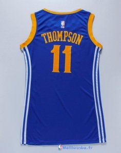 Maillot NBA Pas Cher Golden State Warriors Femme Klay Thompson 11 Bleu