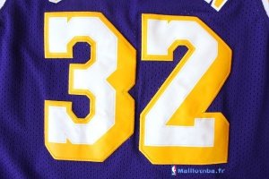 Maillot NBA Pas Cher Los Angeles Lakers Wesley Johnson 32 Pourpre