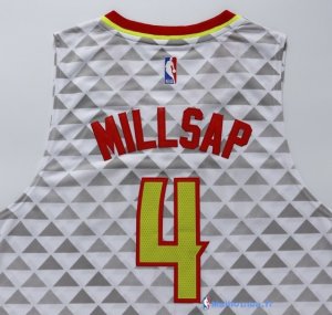 Maillot NBA Pas Cher Atlanta Hawks Paul Millsap 4 Blanc