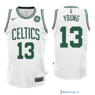 Maillot NBA Pas Cher Boston Celtics James Young 13 Blanc 2017/18