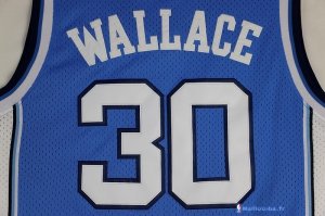 Maillot NCAA Pas Cher North Carolina Rasheed Wallace 30 Bleu