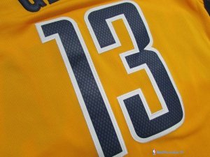 Maillot NBA Pas Cher Indiana Pacers Paul George 13 Jaune