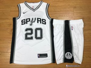 Pantalon NBA Pas Cher San Antonio Spurs Nike Blanc