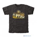 T-Shirt NBA Pas Cher Los Angeles Clippers Noir Or