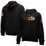 Portland Trail Blazers New Era Black 2019/20 City Edition Pullover Hoodie