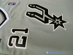 Maillot NBA Pas Cher San Antonio Spurs Tim Duncan 21 Gris