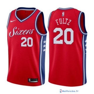 Maillot NBA Pas Cher Philadelphia Sixers Markelle Fultz 20 Rouge Statement 2017/18