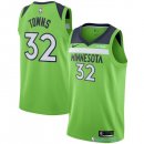 Maillot NBA Pas Cher Minnesota Timberwolves Karl Anthony Towns 32 Vert 2017/18