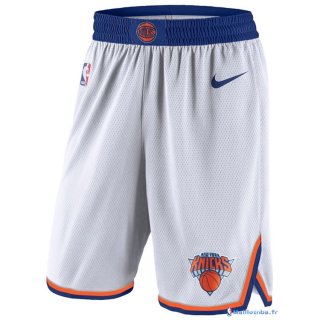 Pantalon NBA Pas Cher New York Knicks Nike Blanc