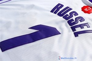 Maillot NBA Pas Cher Noël Los Angeles Lakers Russell 1 Blanc