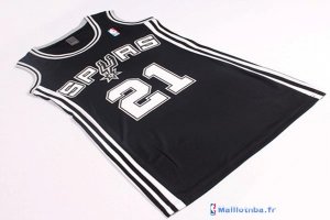 Maillot NBA Pas Cher San Antonio Spurs Femme Tim Duncan 21 Noir