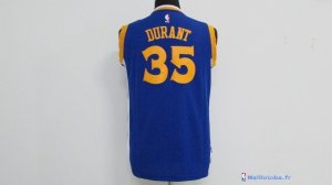 Maillot NBA Pas Cher Golden State Warriors Junior Kevin Durant 35 Bleu