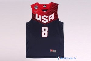 Maillot NBA Pas Cher USA 2014 George 8 Noir