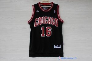 Maillot NBA Pas Cher Chicago Bulls Pau Gasol 16 Noir