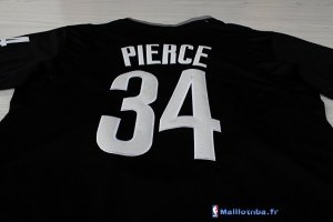 Maillot NBA Pas Cher Noël Brooklyn Nets Pierce 34 Noir