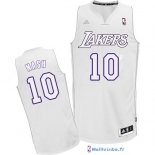 Maillot NBA Pas Cher Noël Los Angeles Lakers Blanc Nash 10