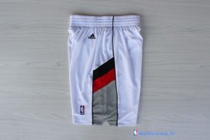 Pantalon NBA Pas Cher Portland Trail Blazers Retro Blanc