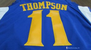 Maillot NBA Pas Cher Golden State Warriors Klay Thompson 11 Bleu 2017/18