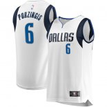 Dallas Mavericks Kristaps Porzingis Fanatics Branded White Fast Break Replica Player Jersey - Association Edition
