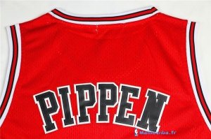 Maillot NBA Pas Cher Chicago Bulls Scottie Pippen 33 Retro Rouge