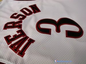 Maillot NBA Pas Cher Philadelphia Sixers Allen Iverson 3 Retro Blanc