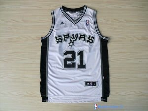 Maillot NBA Pas Cher San Antonio Spurs Tim Duncan 21 Blanc