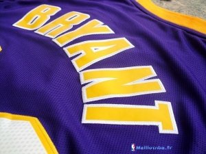 Maillot NBA Pas Cher Los Angeles Lakers Kobe Bryant 24 Pourpre