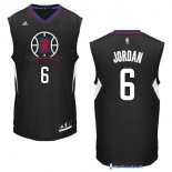 Maillot NBA Pas Cher Los Angeles Clippers DeAndre Jordan 6 Noir