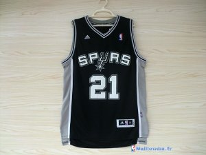 Maillot NBA Pas Cher San Antonio Spurs Tim Duncan 21 Noir