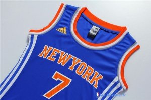 Maillot NBA Pas Cher New York Knicks Femme Carmelo Anthony 7 Bleu