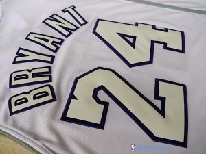 Maillot NBA Pas Cher Noël Los Angeles Blanc Lakers Bryant 24