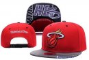 Bonnet NBA Miami Heat 2016 Rouge Gris