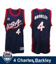 Maillot NBA Pas Cher USA 1996 Charles Barkley 4 Noir