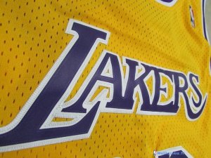 Maillot NBA Pas Cher Los Angeles Lakers Kareem Abdul Jabbar 33 Jaune