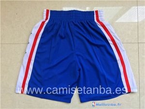 Pantalon NBA Pas Cher Philadelphia Sixers Bleu Blanc