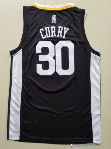 Maillot NBA Pas Cher Golden State Warriors Junior Stephen Curry 30 Noir Statement 2017/18