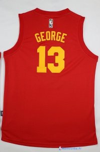 Maillot NBA Pas Cher Indiana Pacers Junior Paul George 13 Rouge