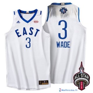 Maillot NBA Pas Cher All Star 2016 Dwyane Wade 3 Blanc