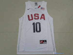 Maillot NBA Pas Cher USA 2016 Kyrie Irving 10 Blanc