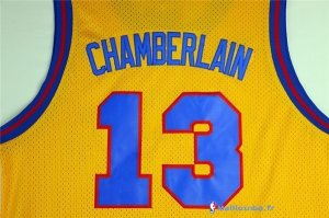 Maillot NBA Pas Cher Golden State Warriors Wilt Chamberlain 13 Jaune