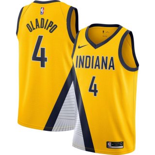 Indiana Pacers Victor Oladipo Nike Gold Finished Swingman Jersey - Statement Edition