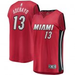 Miami Heat Bam Adebayo Fanatics Branded Red Fast Break Replica Player Jersey - Statement Edition
