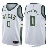 Maillot NBA Pas Cher Milwaukee Bucks Gary Payton II 0 Blanc Association 2017/18