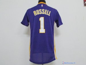 Maillot NBA Pas Cher Los Angeles Lakers D'Angelo Russell 1 Pourpre MC