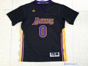 Maillot NBA Pas Cher Los Angeles Lakers Nick Young 0 Noir MC