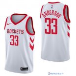Maillot NBA Pas Cher Houston Rockets Ryan Anderson 33 Blanc Association 2017/18