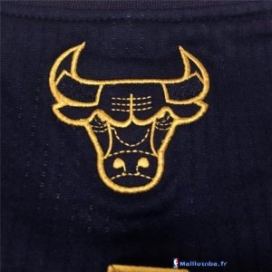 Maillot NBA Pas Cher Chicago Bulls Michael Jordan 23 Noir Or