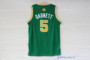 Maillot NBA Pas Cher Boston Celtics Kevin Garnett 5 Vert Or